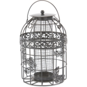 Dark Grey Butterfly Peanut Feeder