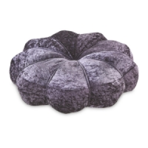 Grey Scallop Floor Cushion