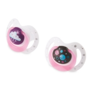 Pink Planet Soothers 18-36 Months