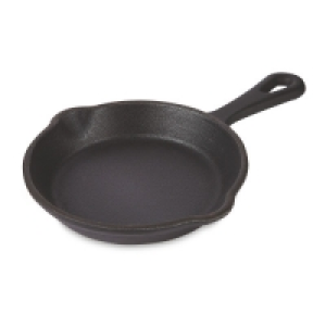 Black Cast Iron Mini Frying Pan
