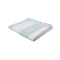 Aldi  Aqua Stripe Bath Towel