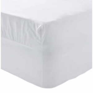 Wilko  Wilko 100% Cotton White Single Fitted Sheet