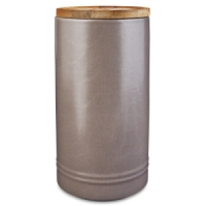 Tall Grey Kitchen Canister