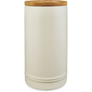 Tall Cream Kitchen Canister