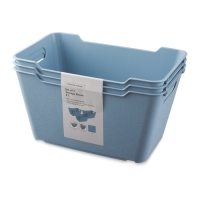 Aldi  Blue 6L Storage Box 3 Pack