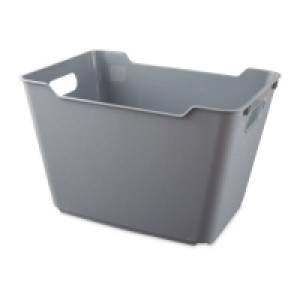 Aldi  Grey Storage Box 20L