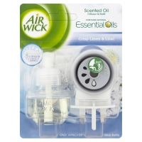 Wilko  Air Wick Crisp Linen and Lilac Scented Oil Diffuser and Refi