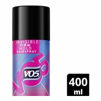 Wilko  VO5 Firm Hold Hairspray 400ml