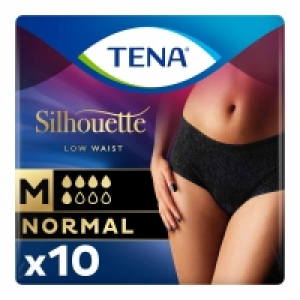 Wilko  TENA Lady Silhouette Normal Black Incontinence Pants Medium 