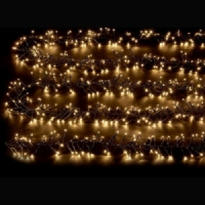 2000 LED White Outdoor Animated Cluster Fairy Light Mains 16 £59.99