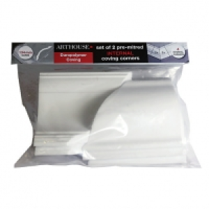 Arthouse Duropolymer Coving Internal Corner - 134mm Pack of  £7.90