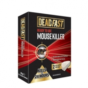 Deadfast Mouse Killer Twin Bait Station - 20g £8.00