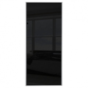 Spacepro Heritage Silver Frame Sliding Wardrobe Door - Made