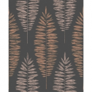 Wickes  Boutique Lucia Black/Copper Decorative Wallpaper - 10m