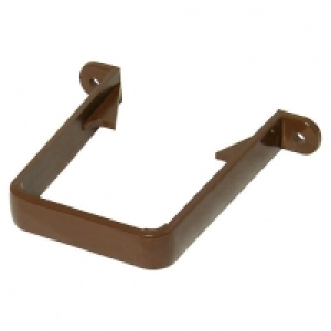 Floplast 65mm Square Line Downpipe Clip - Brown £0.95