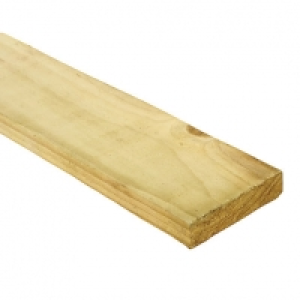 Wickes Treated Sawn Timber - 22 x 100 x 3000 mm