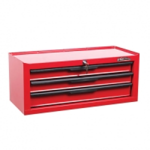 Hilka Heavy Duty 3 Drawer Add on Tool Chest - Red £65.00