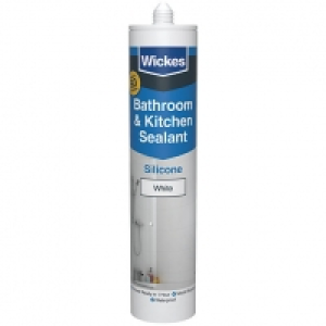 Wickes 60 Minutes Kitchen & Bathroom Sealant White 300ml £5.80