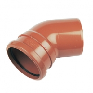 Wickes  FloPlast D163 Underground Drainage 45 Deg Bend Socket - Terr