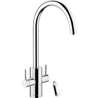 Wickes  Abode Profile Monobloc 4 In 1 Hot Water & Filter Sink Tap - 