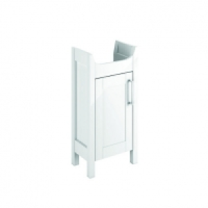 Wickes  Wickes Frontera White Gloss Free Standing Vanity Unit - 400m