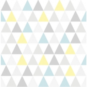 Superfresco Easy Tarek Geometric Design Yellow and Blue Wall