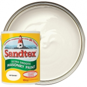 Sandtex Ultra Smooth Masonry Paint - Cotton Belt 5L £23.00