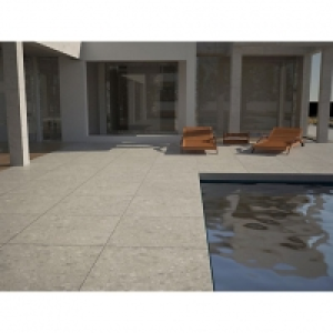 Wickes  Terrazzo Grigio Matt Glazed Outdoor Porcelain Tile 600 x 600