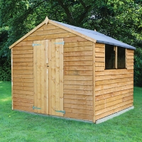 Wickes  Mercia 8 x 8ft Overlap Apex Shed with Assembly