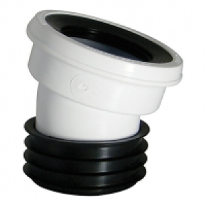 FloPlast SP108W Soil Pan Connector 14 Deg - White