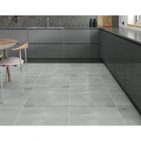 Wickes  Boutique Synthesis Grey Glazed Porcelain Wall & Floor Tile 6