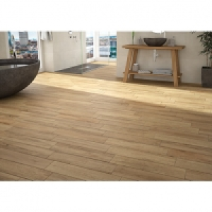 Wickes  Wickes Mercia Oak Wood Effect Wall & Floor Tile 600 x 150mm