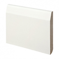 Wickes  Wickes Dual Purpose Chamfered/Bullnose Primed MDF Skirting -