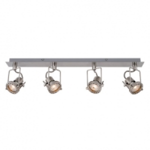 Wickes Studio LED Brushed Chrome 4 Bar Spotlight £50.00