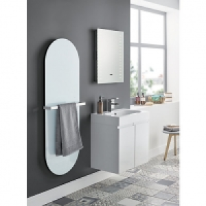 Wickes  Wickes Talana White Gloss Floor Standing J-Pull Vanity Unit 