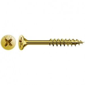 Spax Pz Countersunk Yellox Screws - 5x100mm Pack Of 100 £22.34
