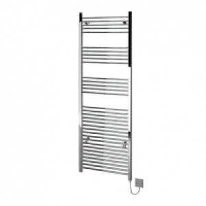 Kudox Flat Electric Towel Radiator - Chrome 600 x 1800 mm £176.00