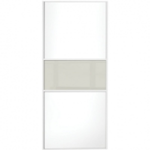 Spacepro Sliding Wardrobe Door Fineline White Panel & Arctic £128.00