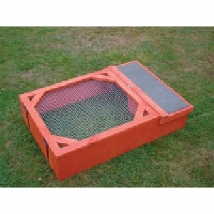 Shire Timber Flat Small Pet House Honey Brown - 3 x 2ft