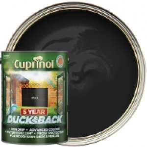 Cuprinol 5 Year Ducksback Matt Shed & Fence Treatment - Blac £14.00