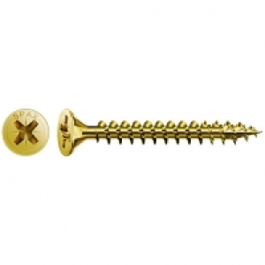 Spax Pz Countersunk Yellox Screws - 3.5x35mm Pack Of 200 £5.78