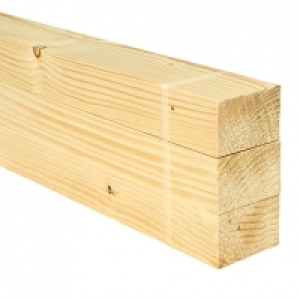 Wickes Whitewood PSE Timber - 44 x 69 x 2400 mm Pack of 3