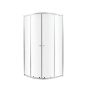 Wickes  Wickes 900 X 900mm - Quadrant Sliding Shower Enclosure - Chr