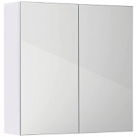 Wickes  Wickes Talana White Gloss Wall- Hung Mirror Storage Unit - 6