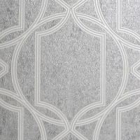 Wickes  Boutique Deco Geo Wallpaper Soft Grey - 10m