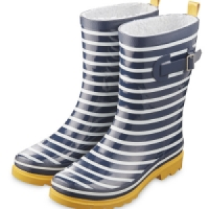 Avenue Adults Blue/White Wellies