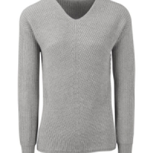 Avenue Ladies Grey Knitted Jumper