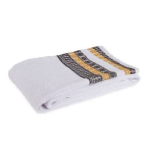 Black/Yellow Bath Towel