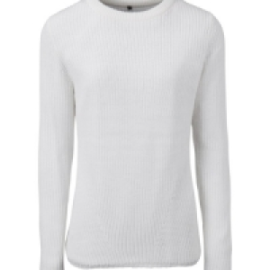 Ladies Off-White Knitted Jumper