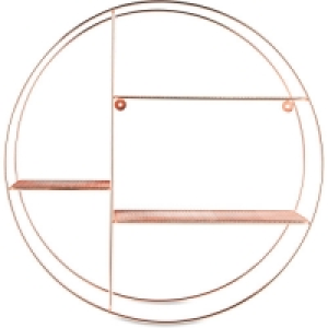 Copper Round Wire Shelf 53cm